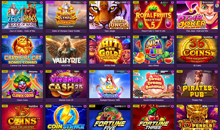 Слоты на официальном сайте казино Клубника